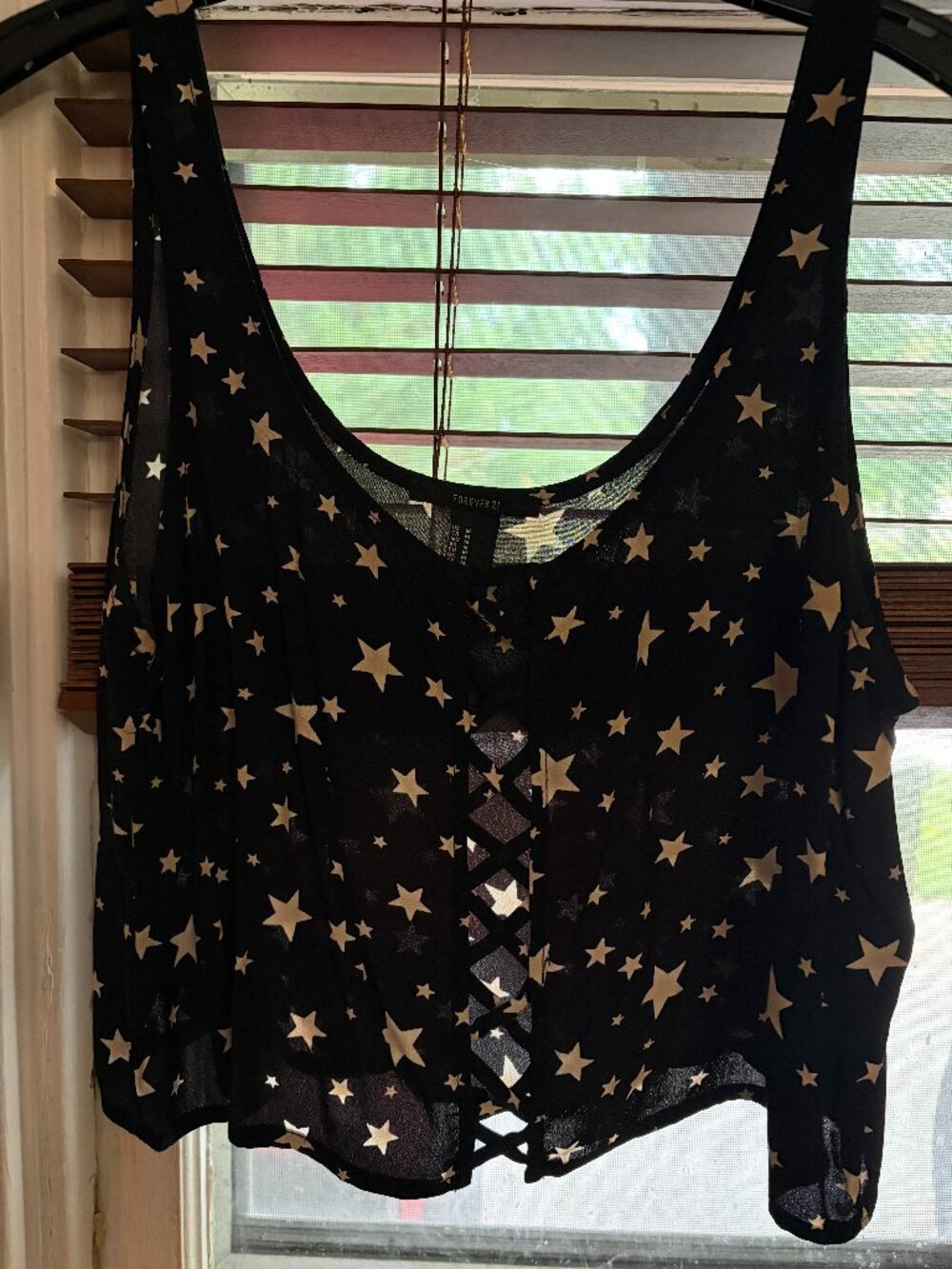 Starry crop top